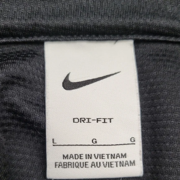 Nike Men’s Dri-FIT Black Performance Quarter-Zip Top – Size Large - Picture 5 of 6